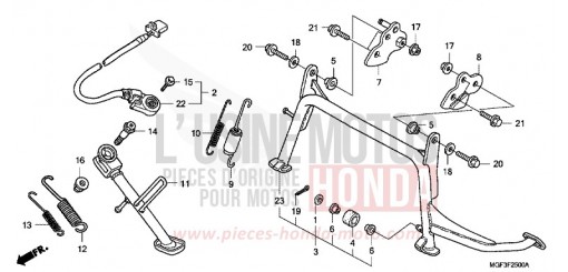 BEQUILLE FJS600AB de 2011